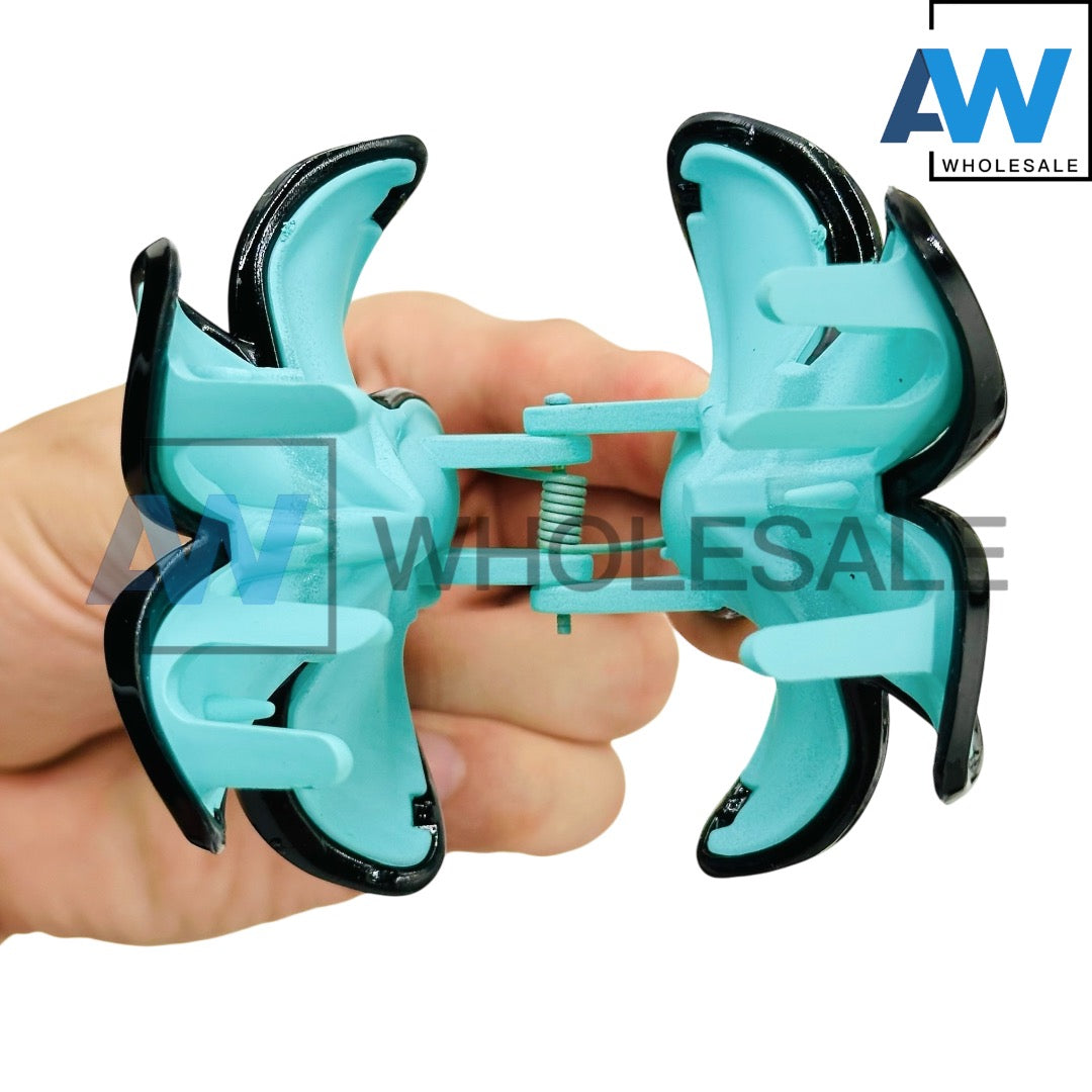 AB-1253 (12 pcs) Matte 8 cm Hair Clamps