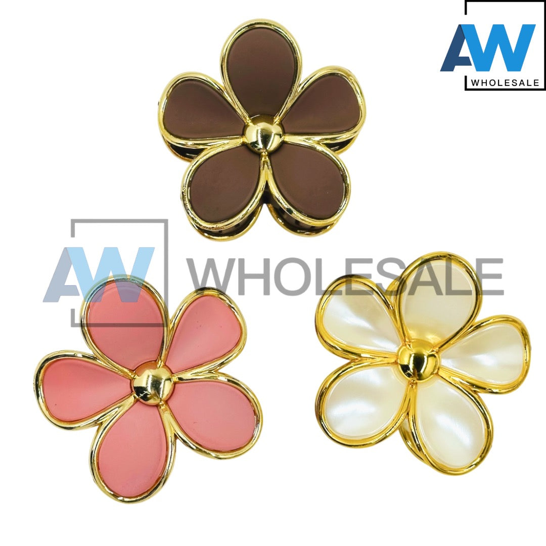 AB-1254 (12 pcs) Matte 8 cm Hair Clamps
