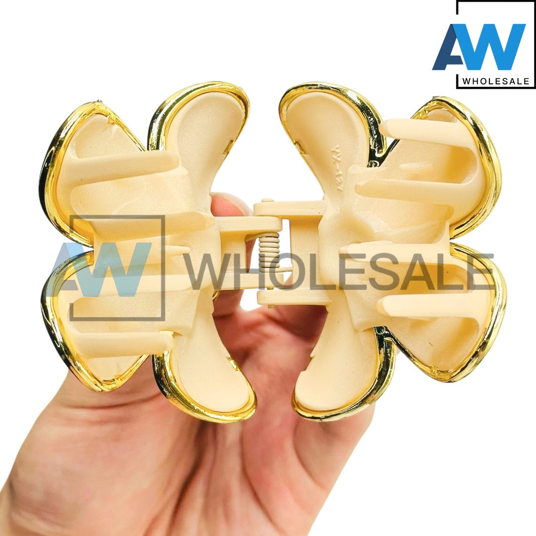 AB-1254 (12 pcs) Matte 8 cm Hair Clamps