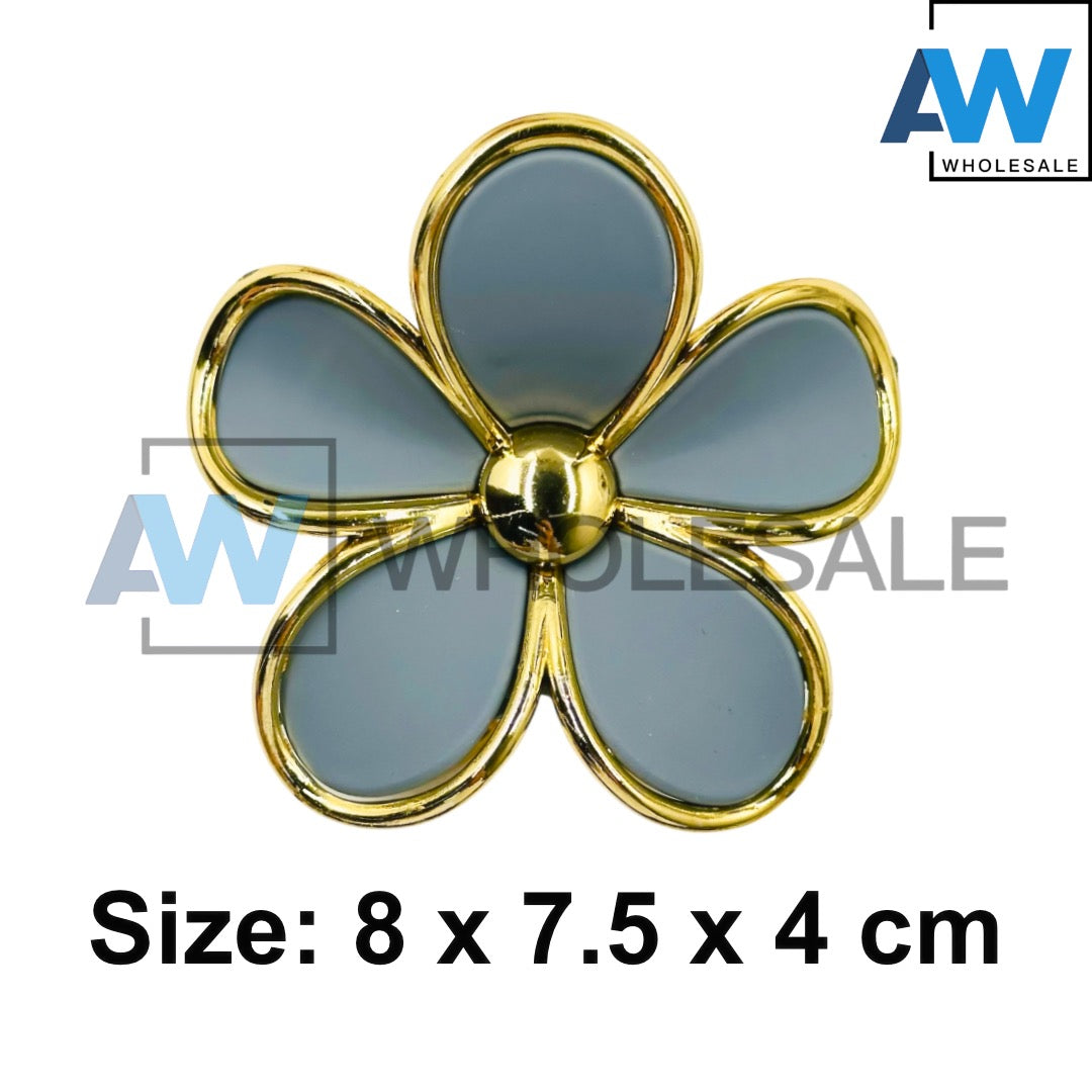 AB-1254 (12 pcs) Matte 8 cm Hair Clamps
