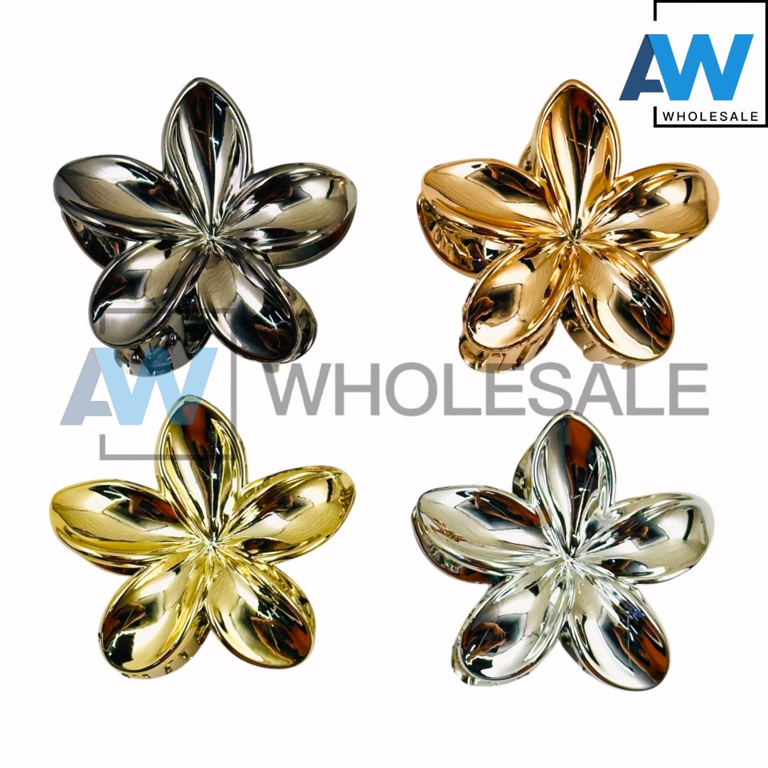 AB-1263 (12 pcs) Glossy 8 cm Hair Clamp