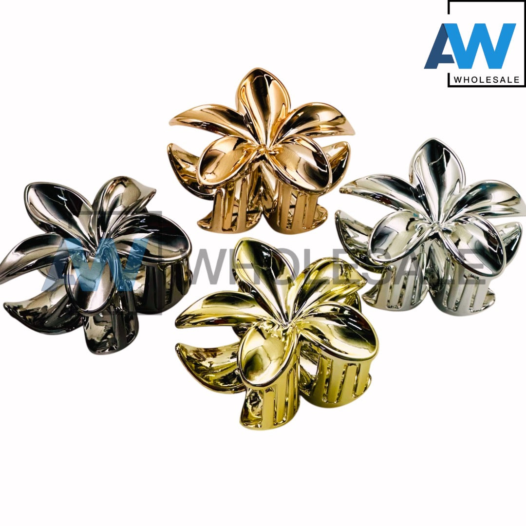 AB-1263 (12 pcs) Glossy 8 cm Hair Clamp