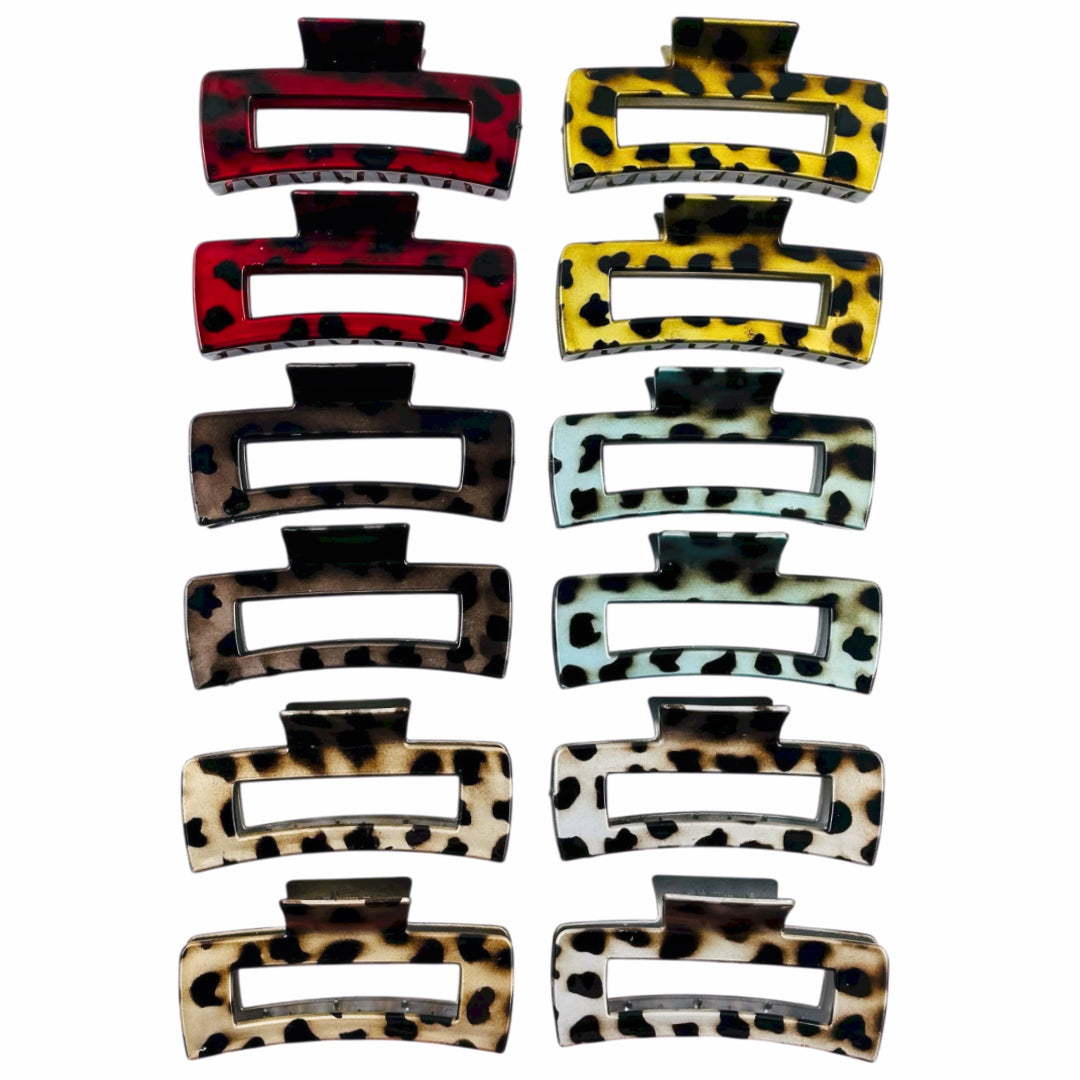 AB-1267 (12 pcs) Glossy 11 cm Hair Clamps