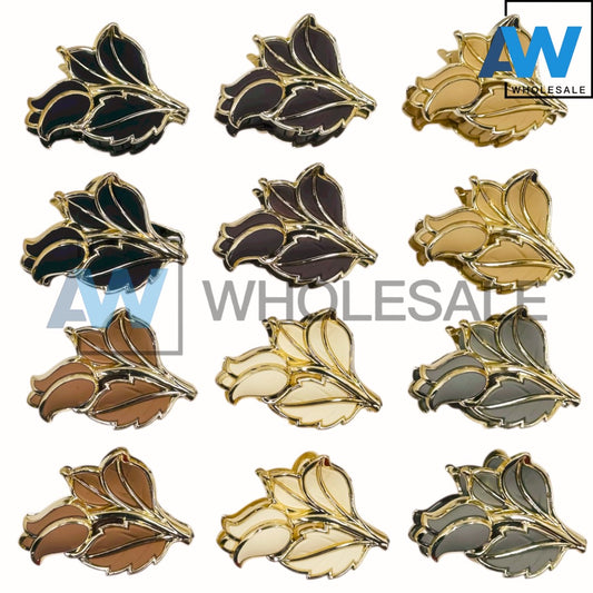 AB-1271 (12 pcs) Matte 8 cm Hair Clamps