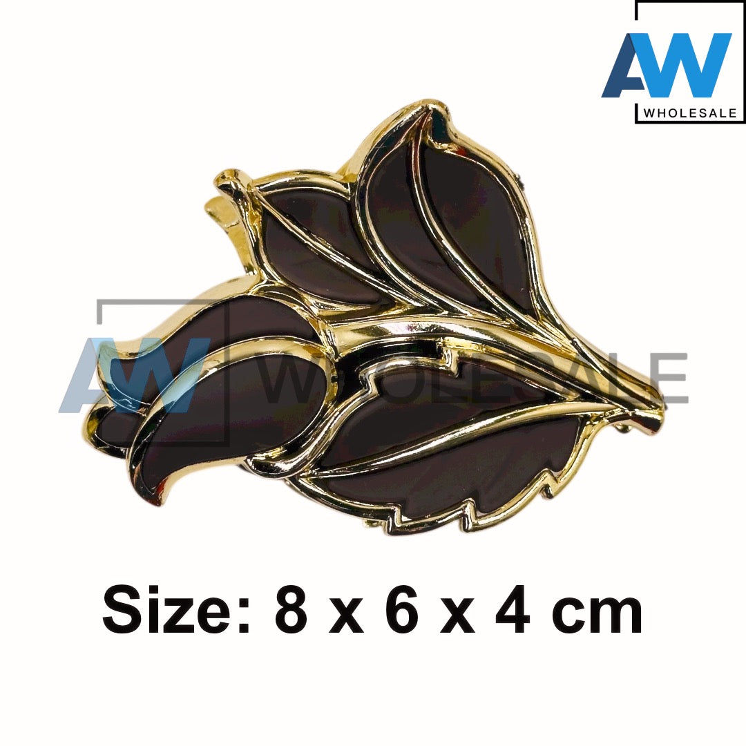 AB-1271 (12 pcs) Matte 8 cm Hair Clamps