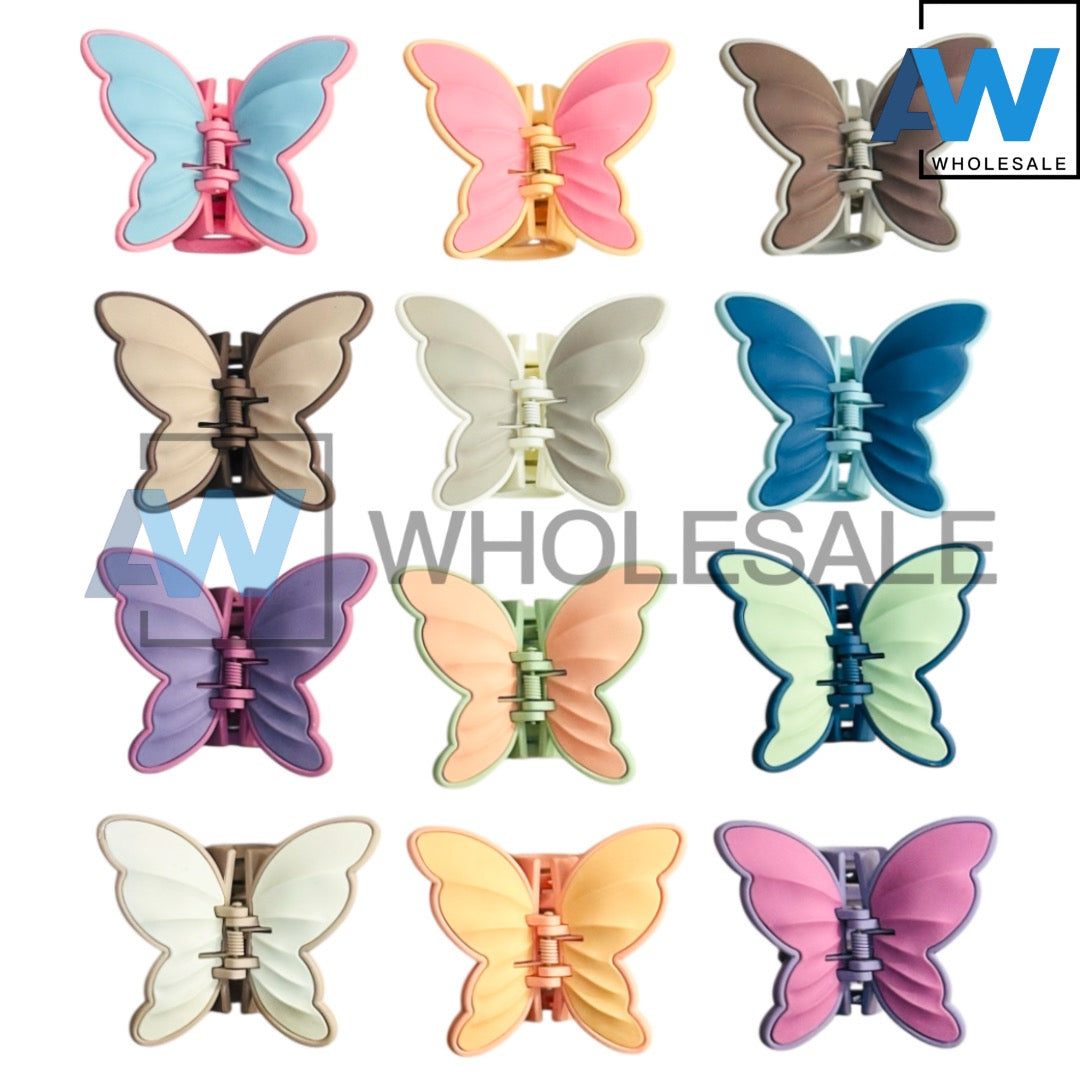 AB-1274 (12 pcs) Matte 9 cm Hair Clamps