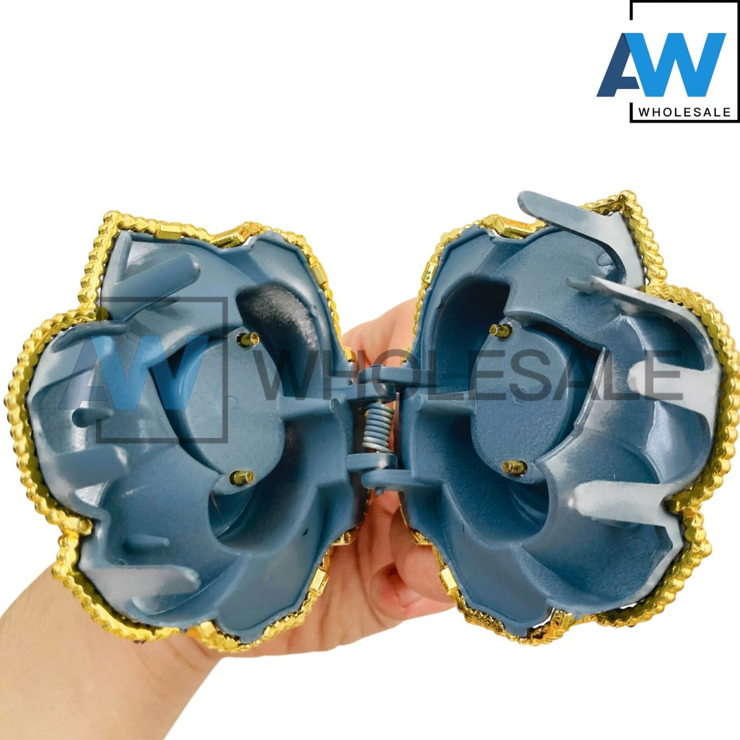 AB-1280 (12 pcs) Matte 8 cm Hair Clamps