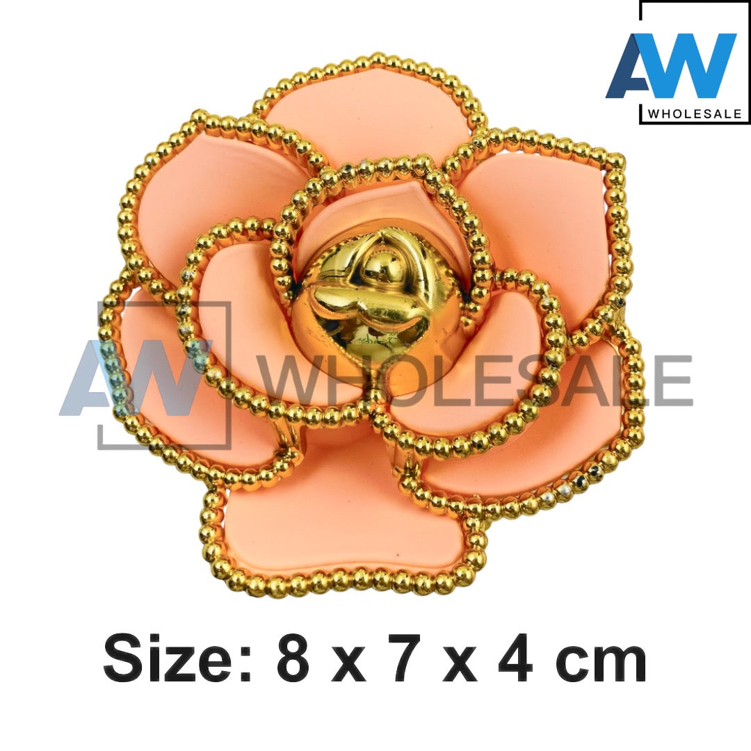 AB-1280 (12 pcs) Matte 8 cm Hair Clamps