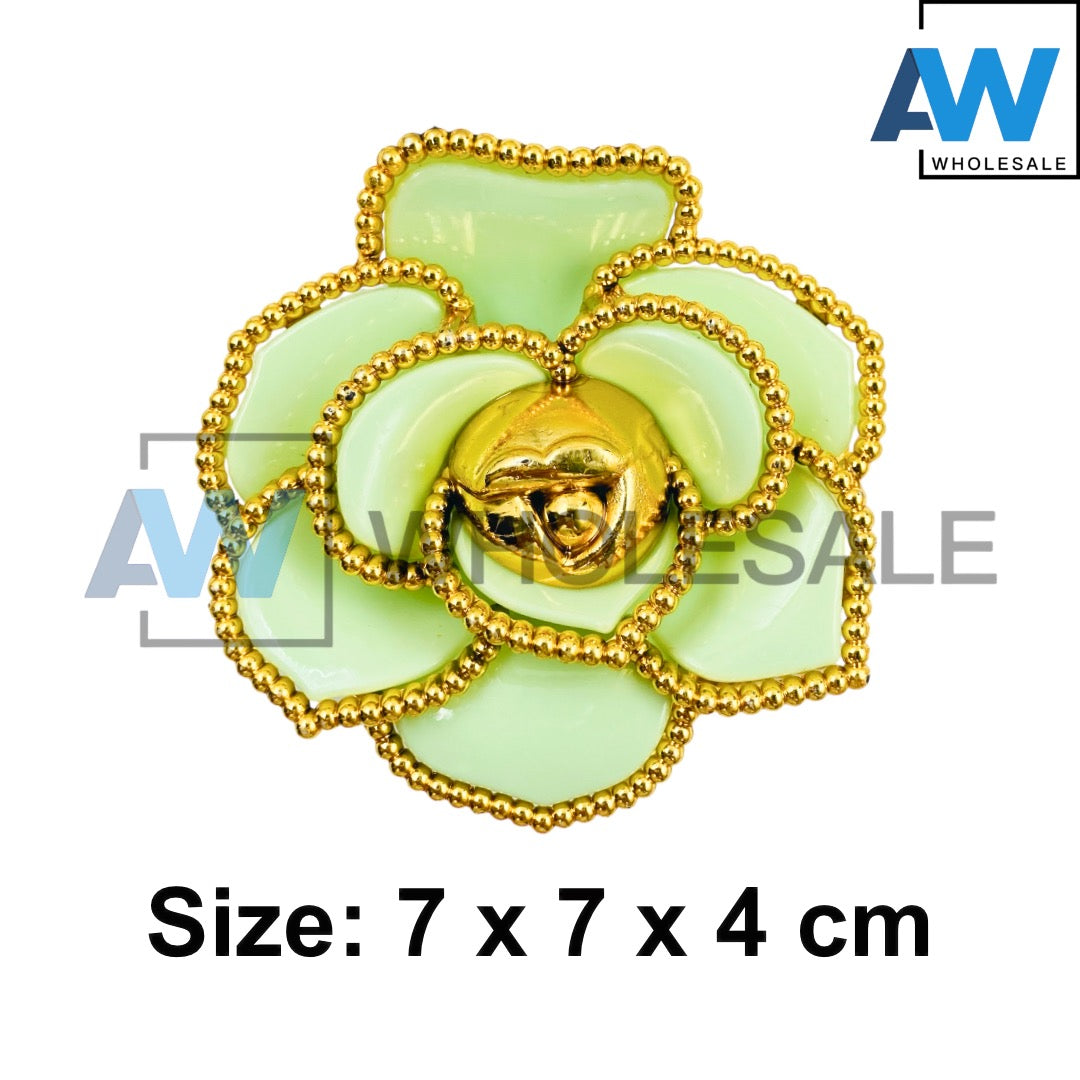 AB-1281 (12 pcs) Glossy 7 cm Hair Clamps