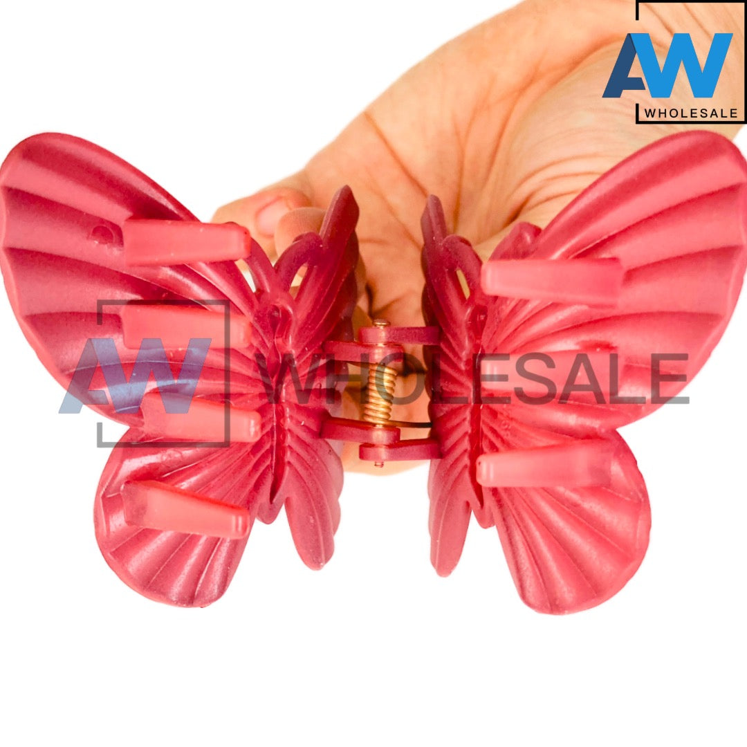 AB-1286 (12 pcs) Matte 7 cm Hair Clamps