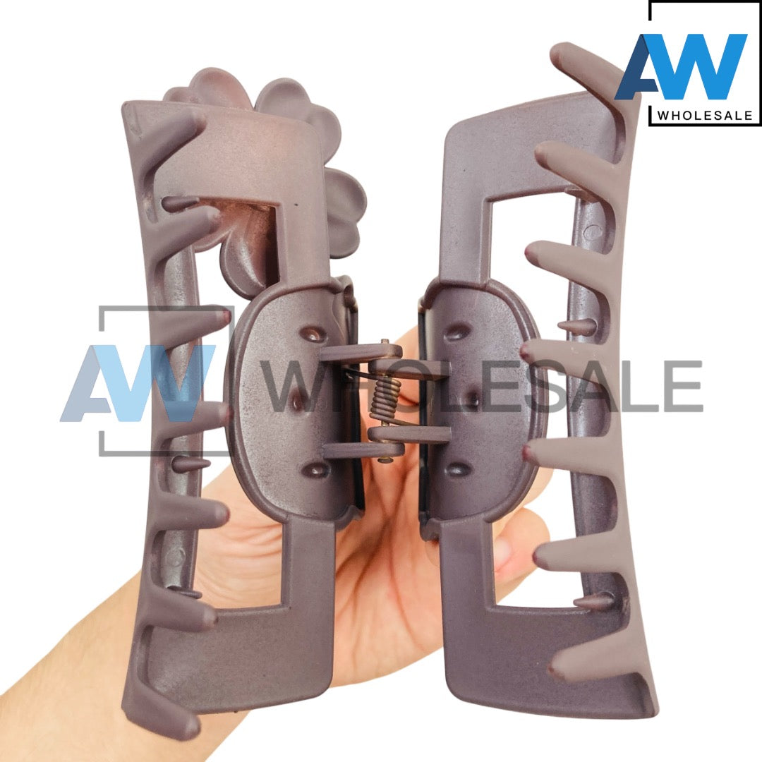 AB-1287 (12 pcs) Matte 12 cm Hair Clamps