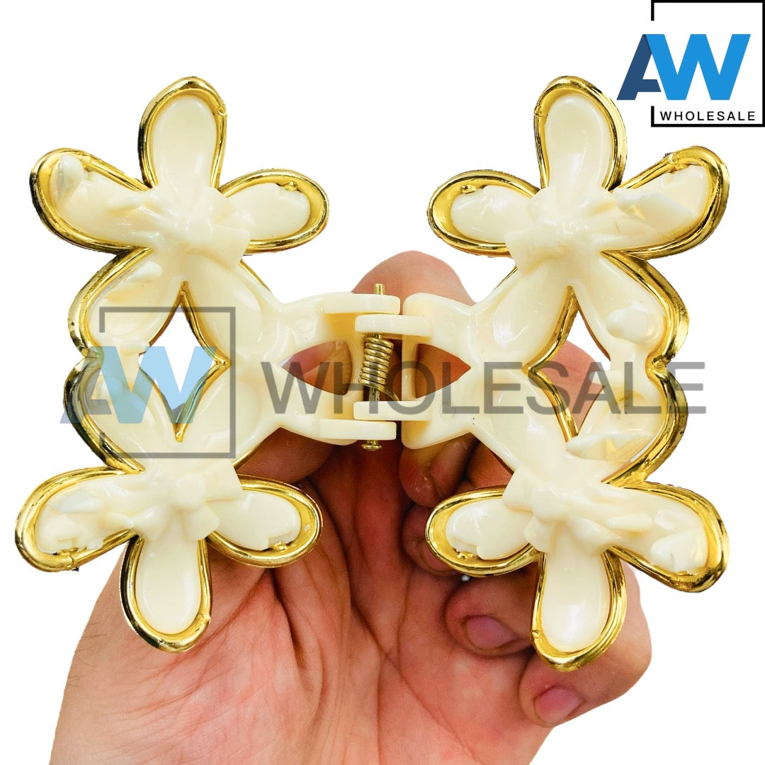 AB-1290 (12 pcs) Glossy 8 cm Hair Clamps