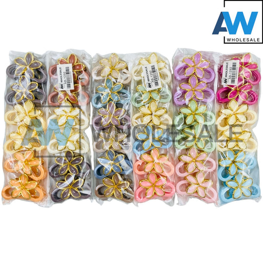 AB-1292 (12 pcs) Glossy 8 cm Hair Clamps