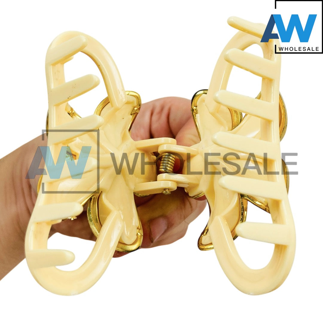 AB-1292 (12 pcs) Glossy 8 cm Hair Clamps