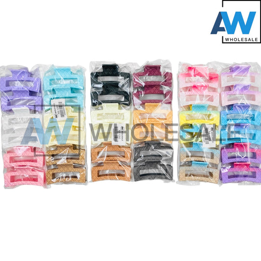 AB-1293 (12 pcs) Matte 8.5 cm Hair Clamps