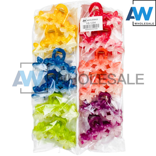 AB-1294 (12 pcs) Glossy 10 cm Hair Clamps