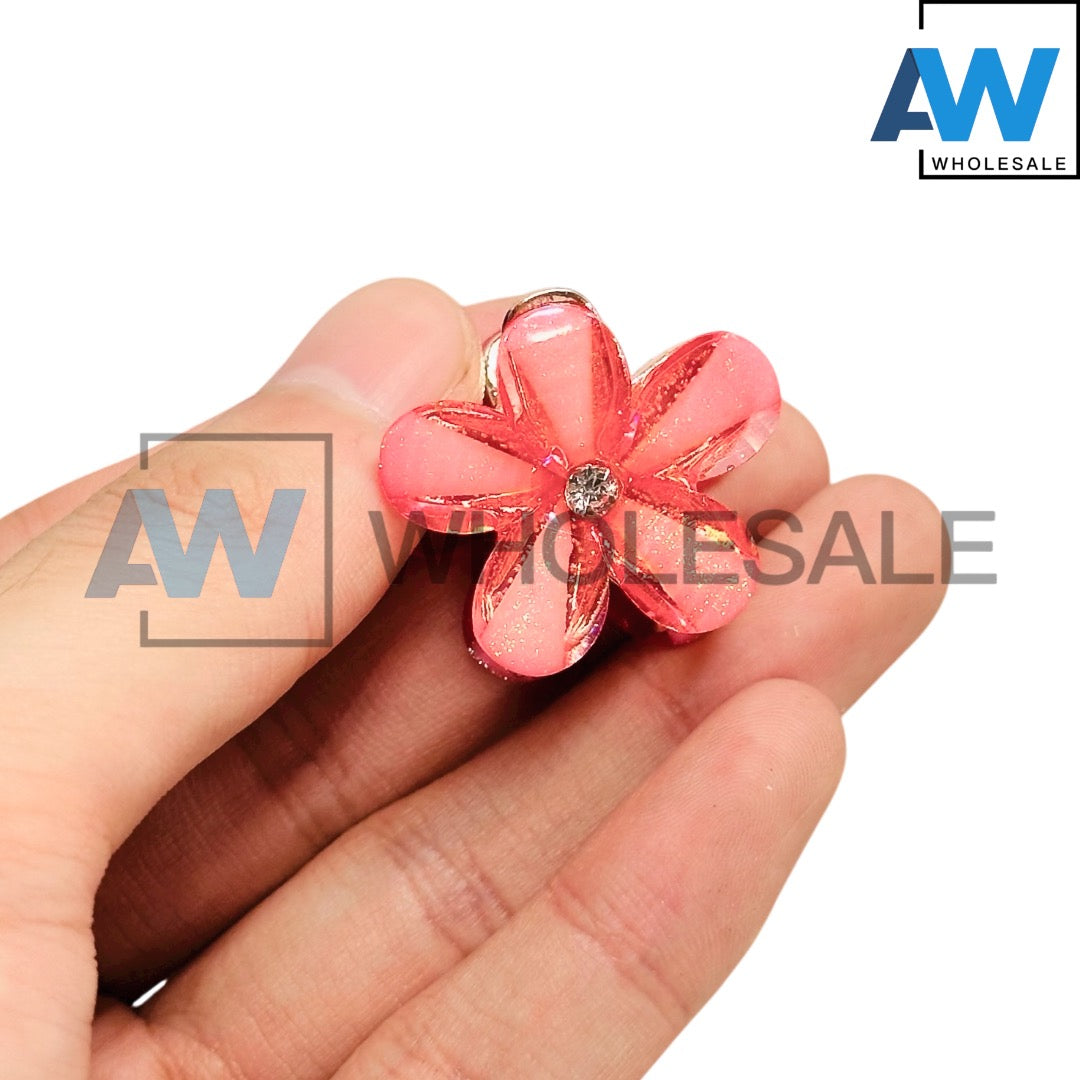 AB-1304 (12 pcs) Metal 4 cm Hair Clamps