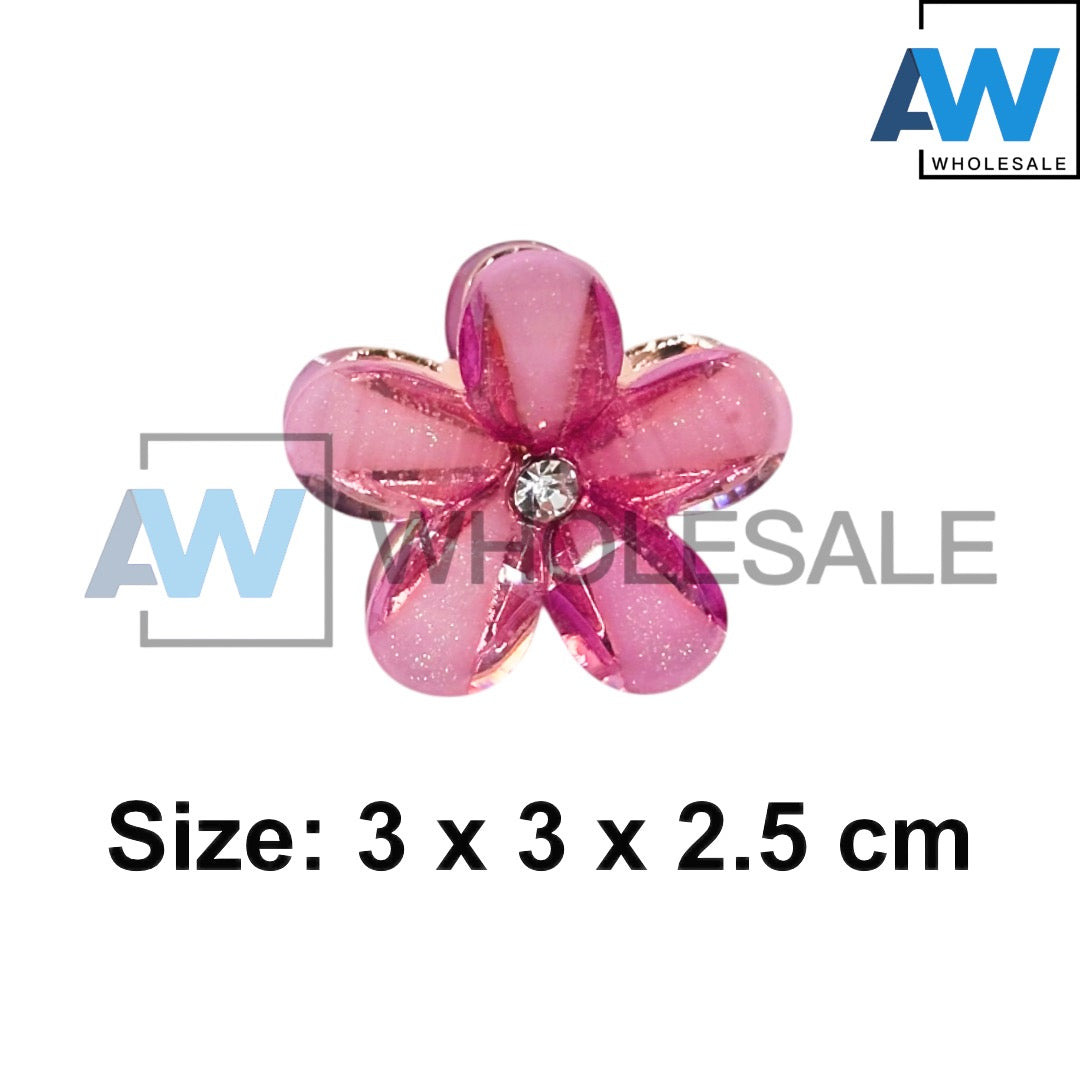 AB-1304 (12 pcs) Metal 4 cm Hair Clamps