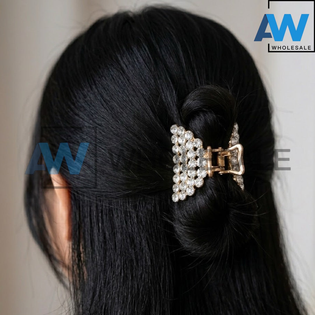 AB-1307 (12 pcs) Metal Pearl 4 cm Clamp