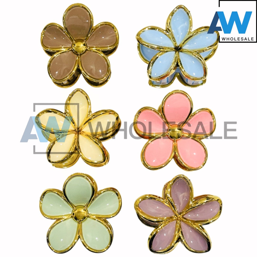 AB-1331 (12 pcs) Glossy 8 cm Hair Clamps