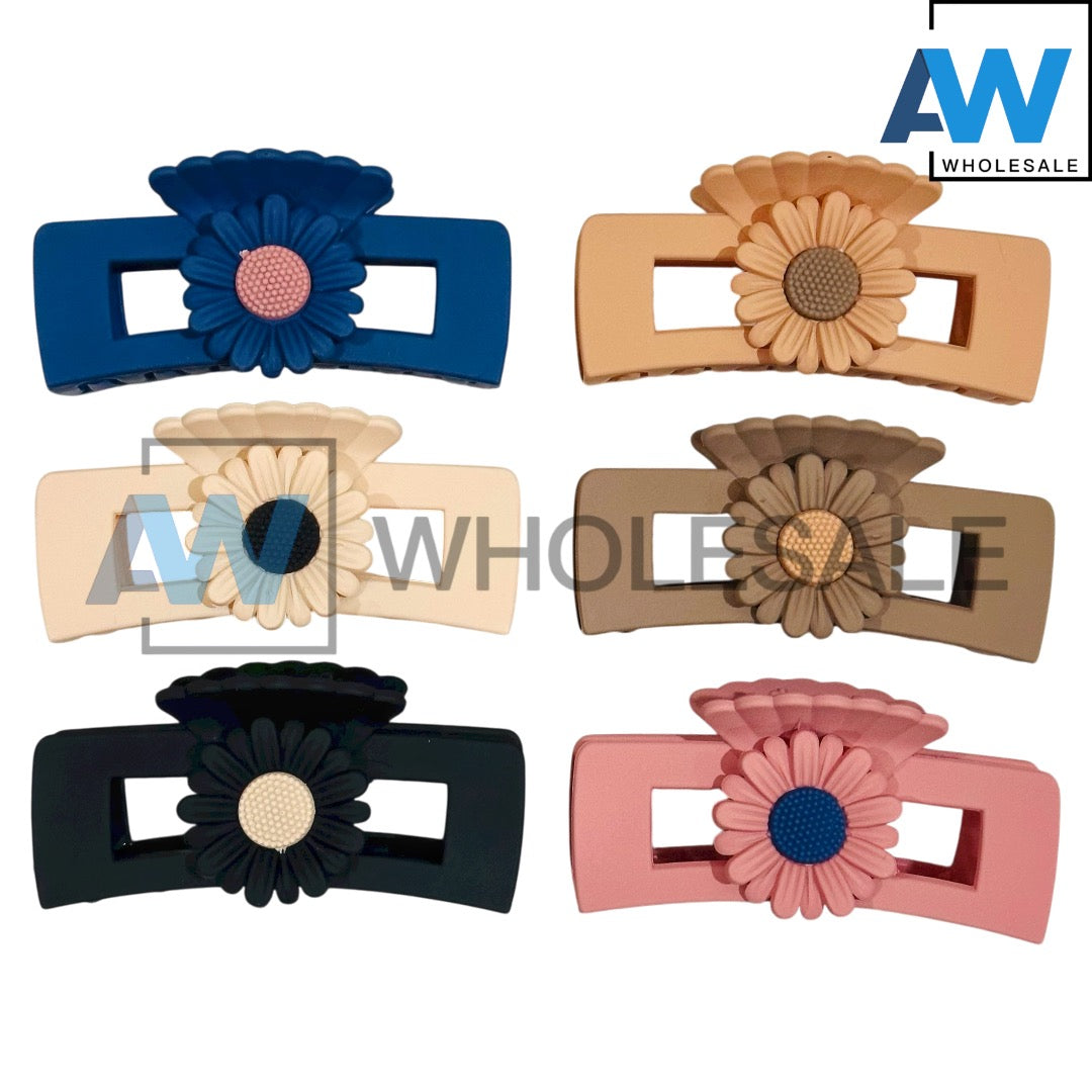 AB-1332 (12 pcs) Matte 11 cm Hair Clamps