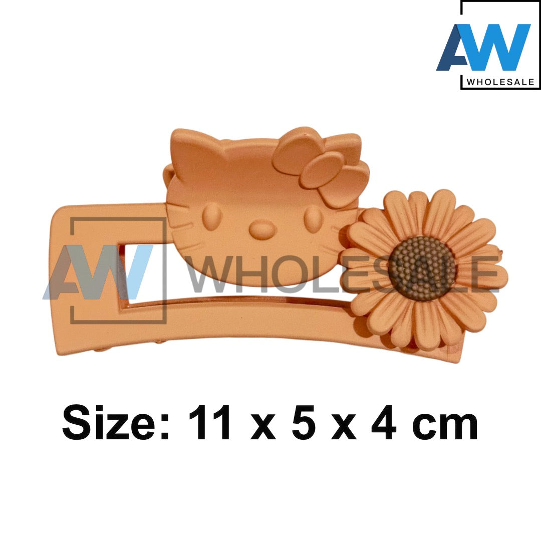 AB-1333 (12 pcs) Matte 11 cm Hair Clamps