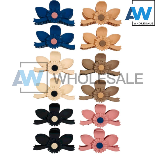 AB-1334 (12 pcs) Matte 11 cm Hair Clamps