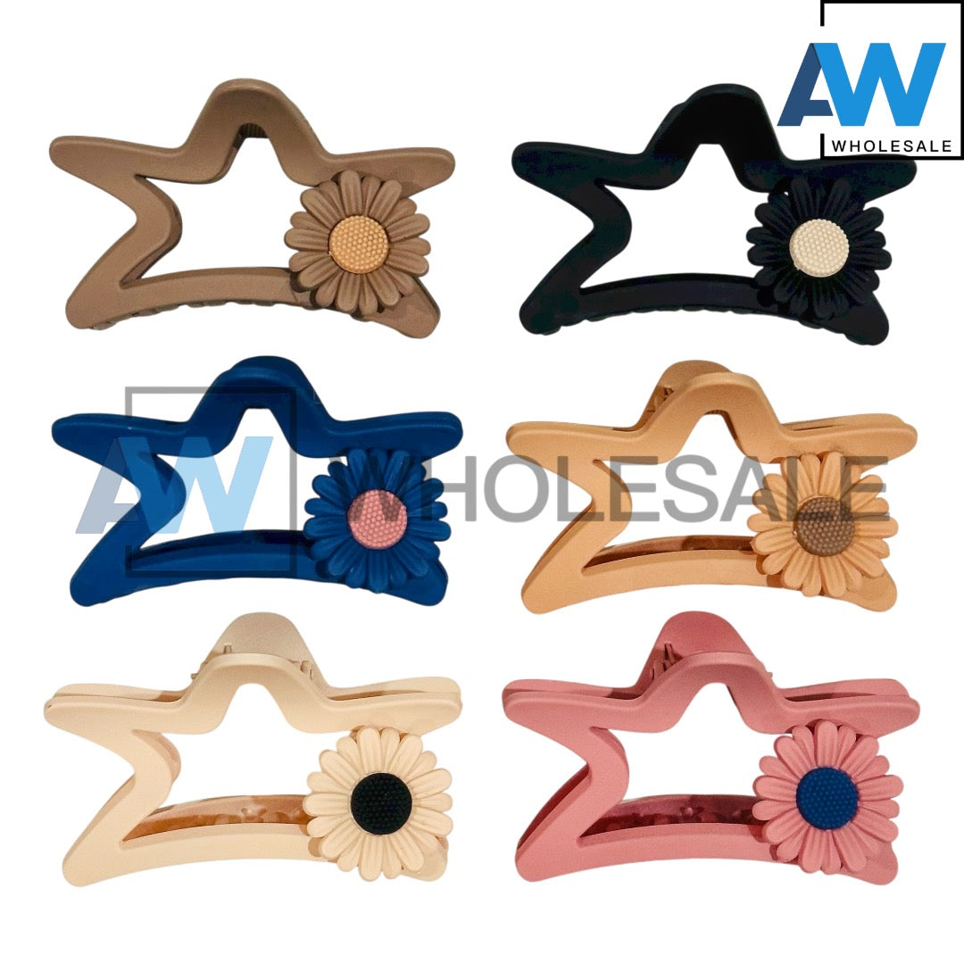 AB-1335 (12 pcs) Matte 11 cm Hair Clamps