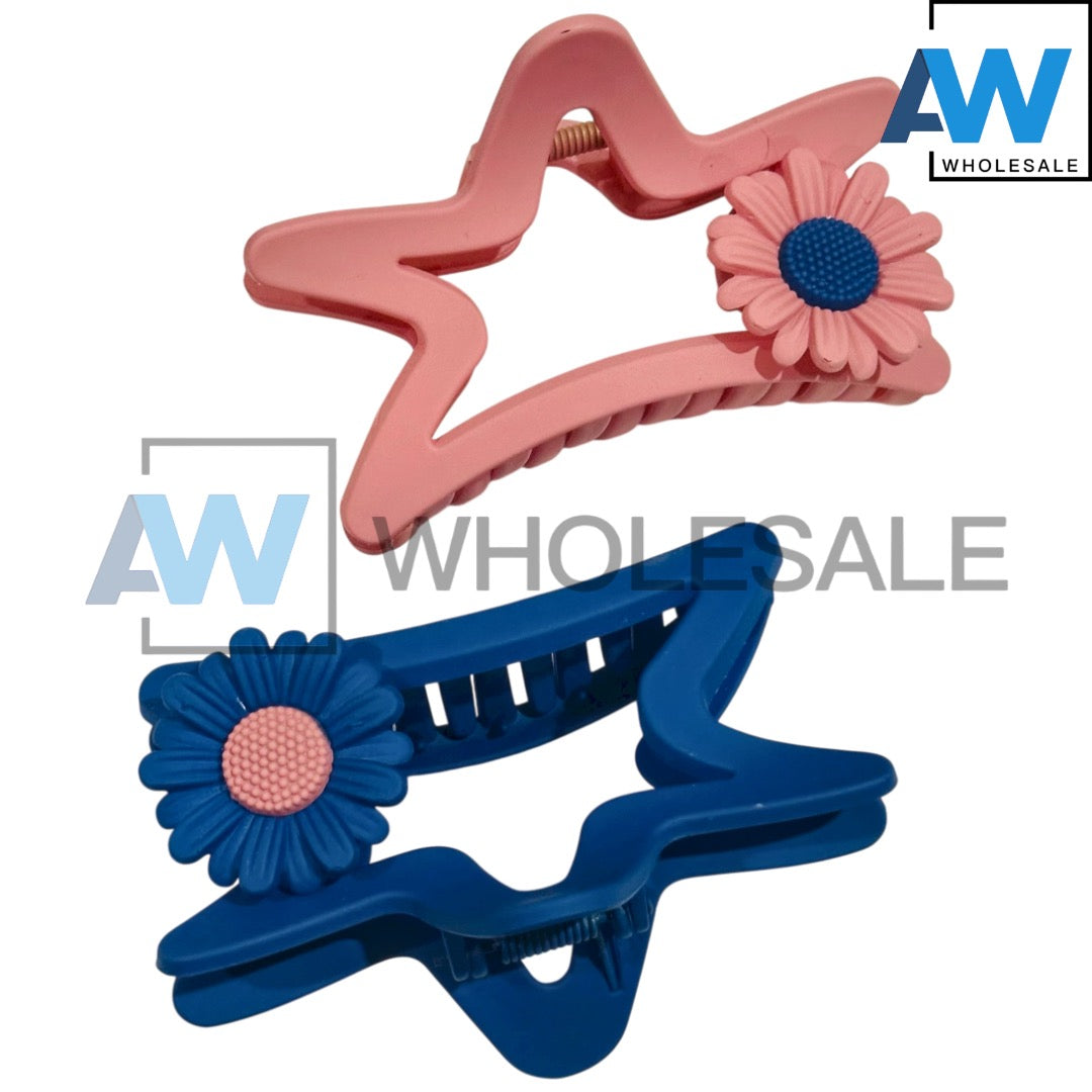 AB-1335 (12 pcs) Matte 11 cm Hair Clamps