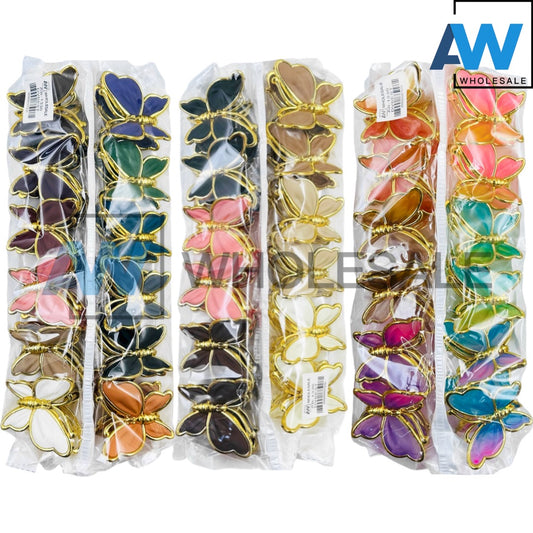 AB-1336 (12 pcs) Matte 7 cm Hair Clamps