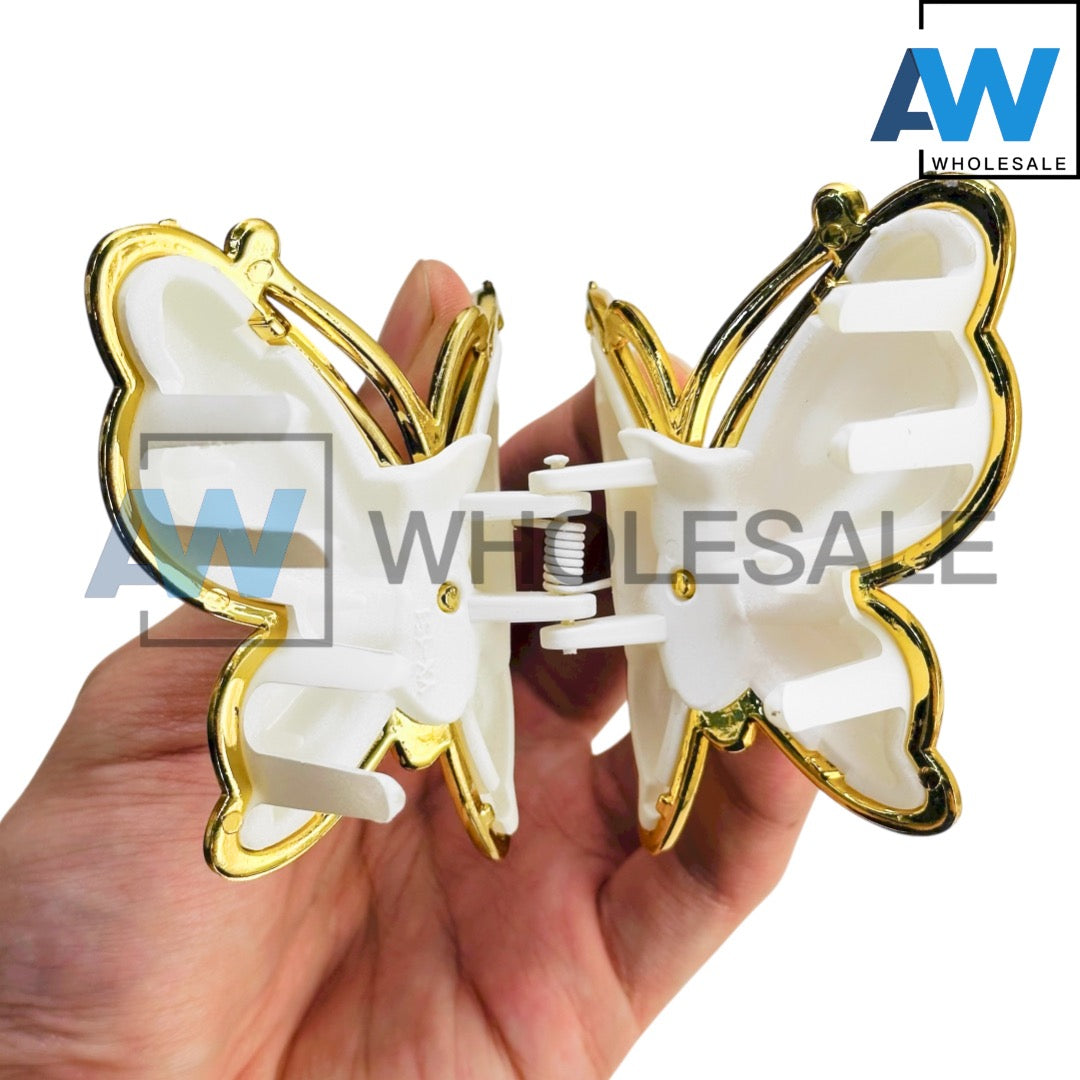 AB-1336 (12 pcs) Matte 7 cm Hair Clamps