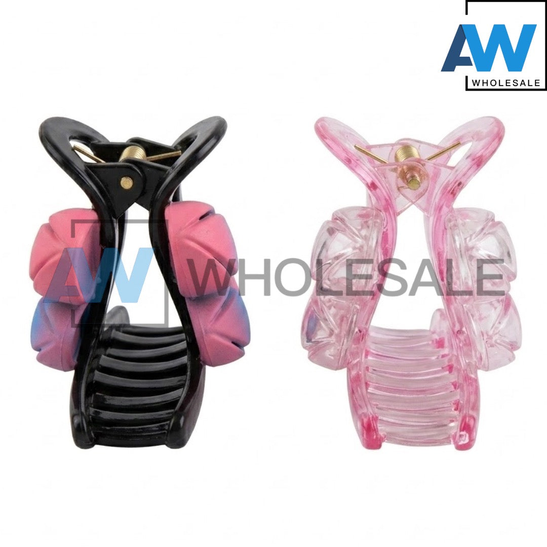 AB-1354 (12 pcs) Glossy 8 cm Hair Clamps