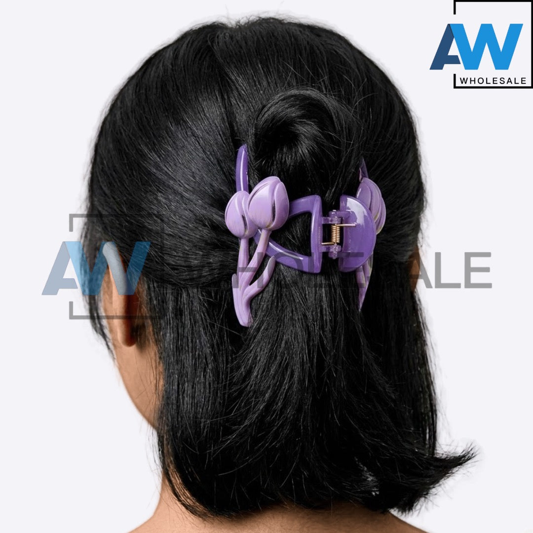 AB-1354 (12 pcs) Glossy 8 cm Hair Clamps