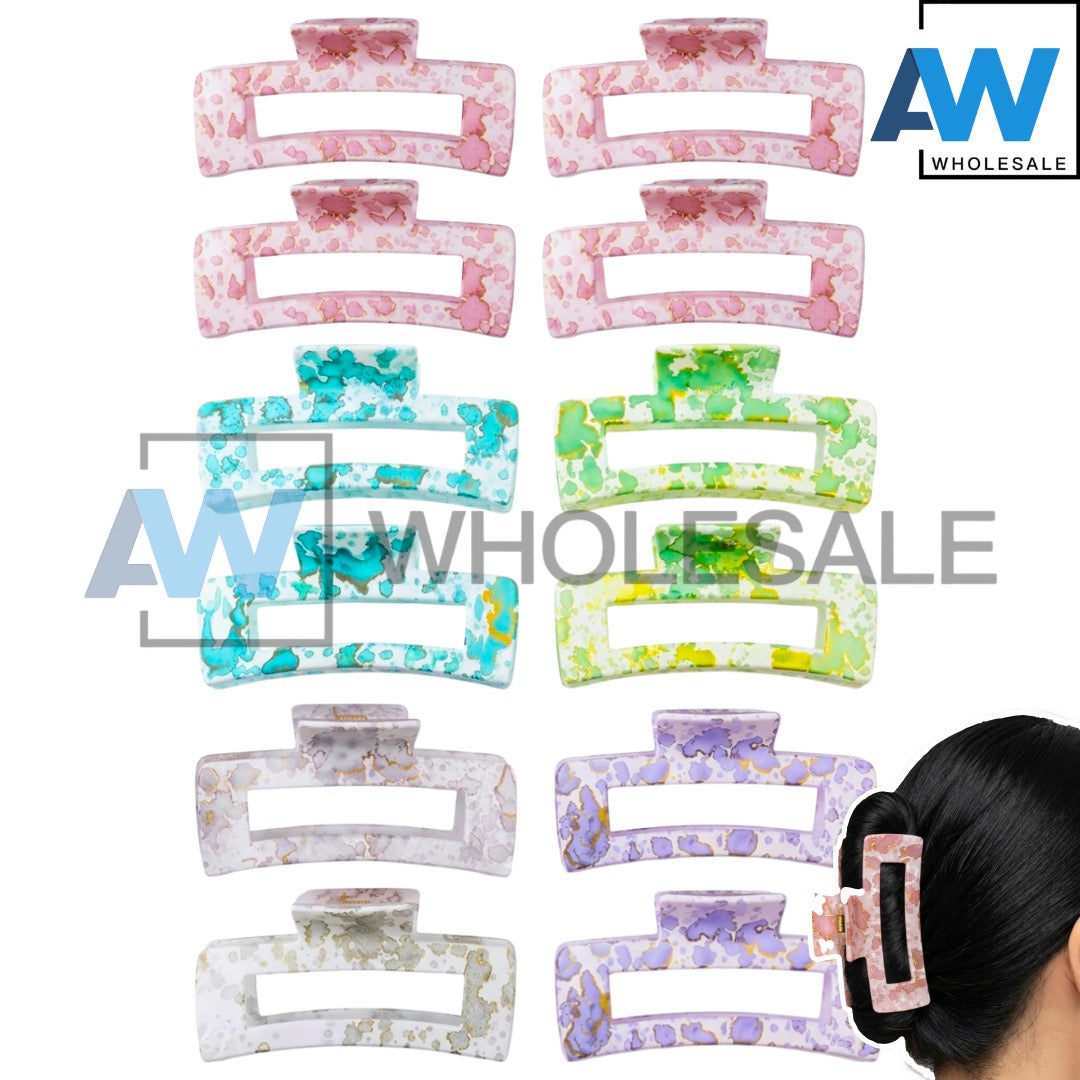 AB-1358 (12 pcs) Matte 11 cm Hair Clamps