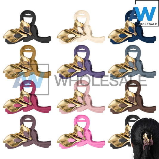 AB-1361 (12 pcs) Matte 11 cm Hair Clamps