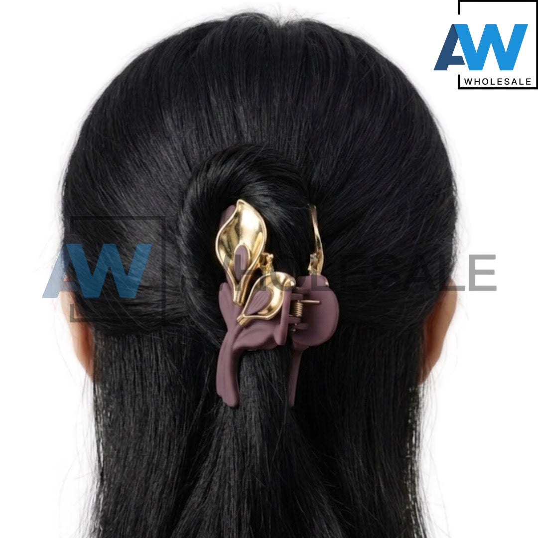 AB-1361 (12 pcs) Matte 11 cm Hair Clamps