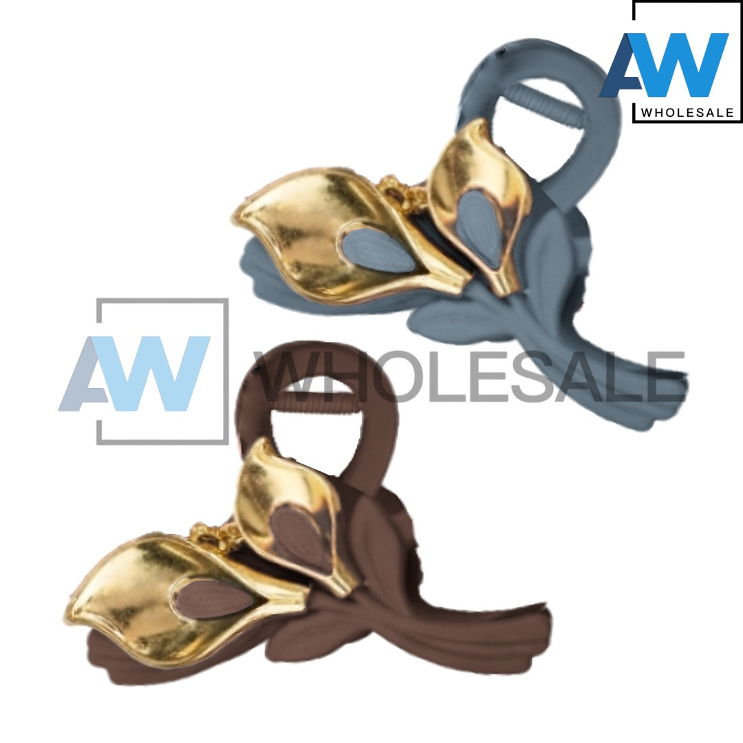AB-1361 (12 pcs) Matte 11 cm Hair Clamps