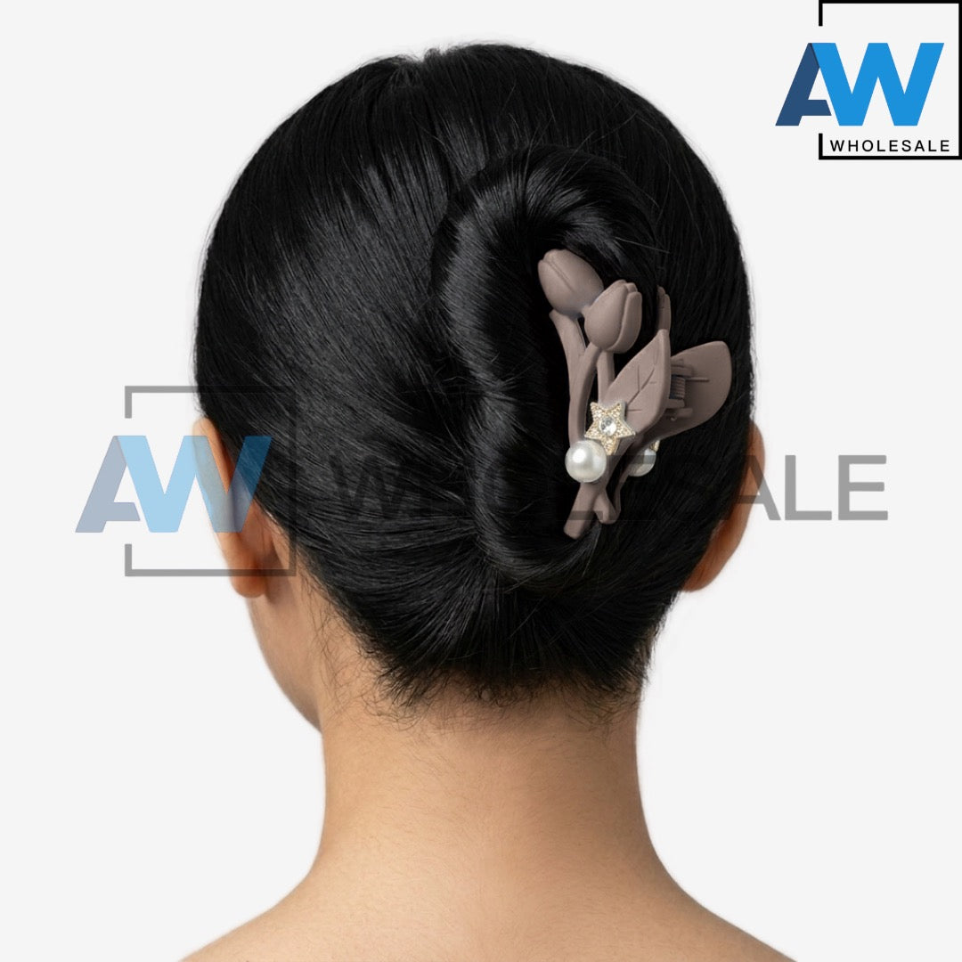 AB-1362 (12 pcs) Matte 11 cm Hair Clamps