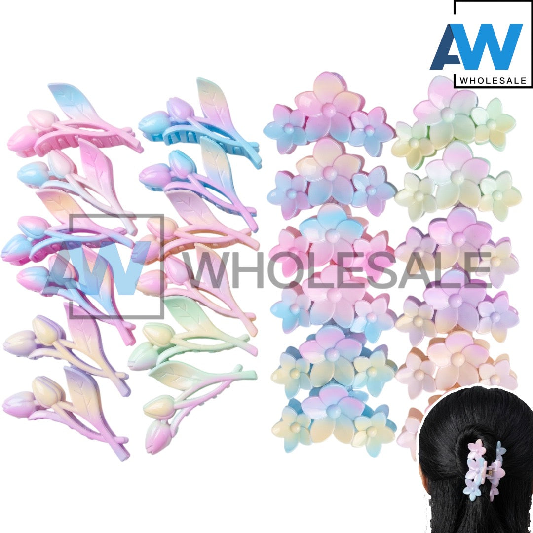 AB-1363 (12 pcs) Matte 11 cm Hair Clamps