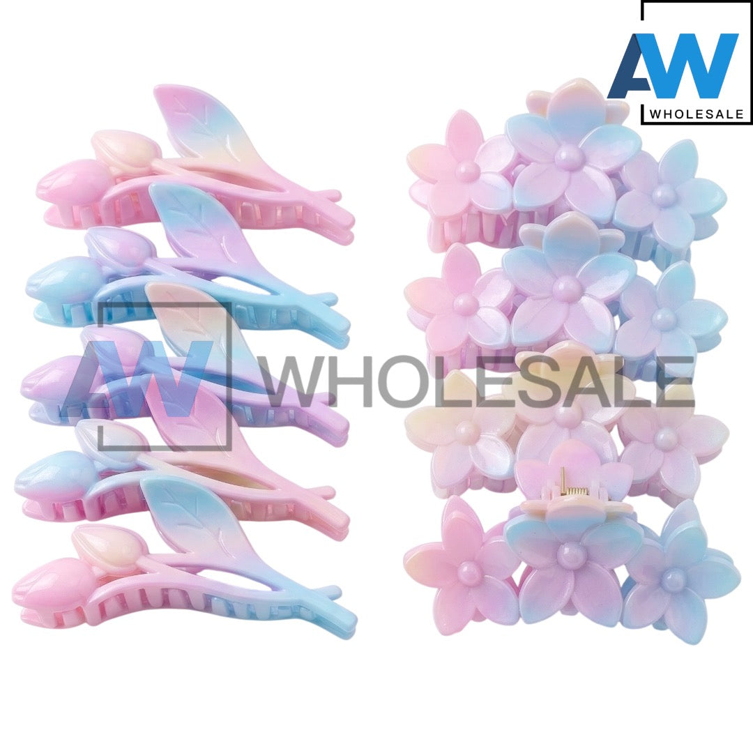 AB-1363 (12 pcs) Matte 11 cm Hair Clamps