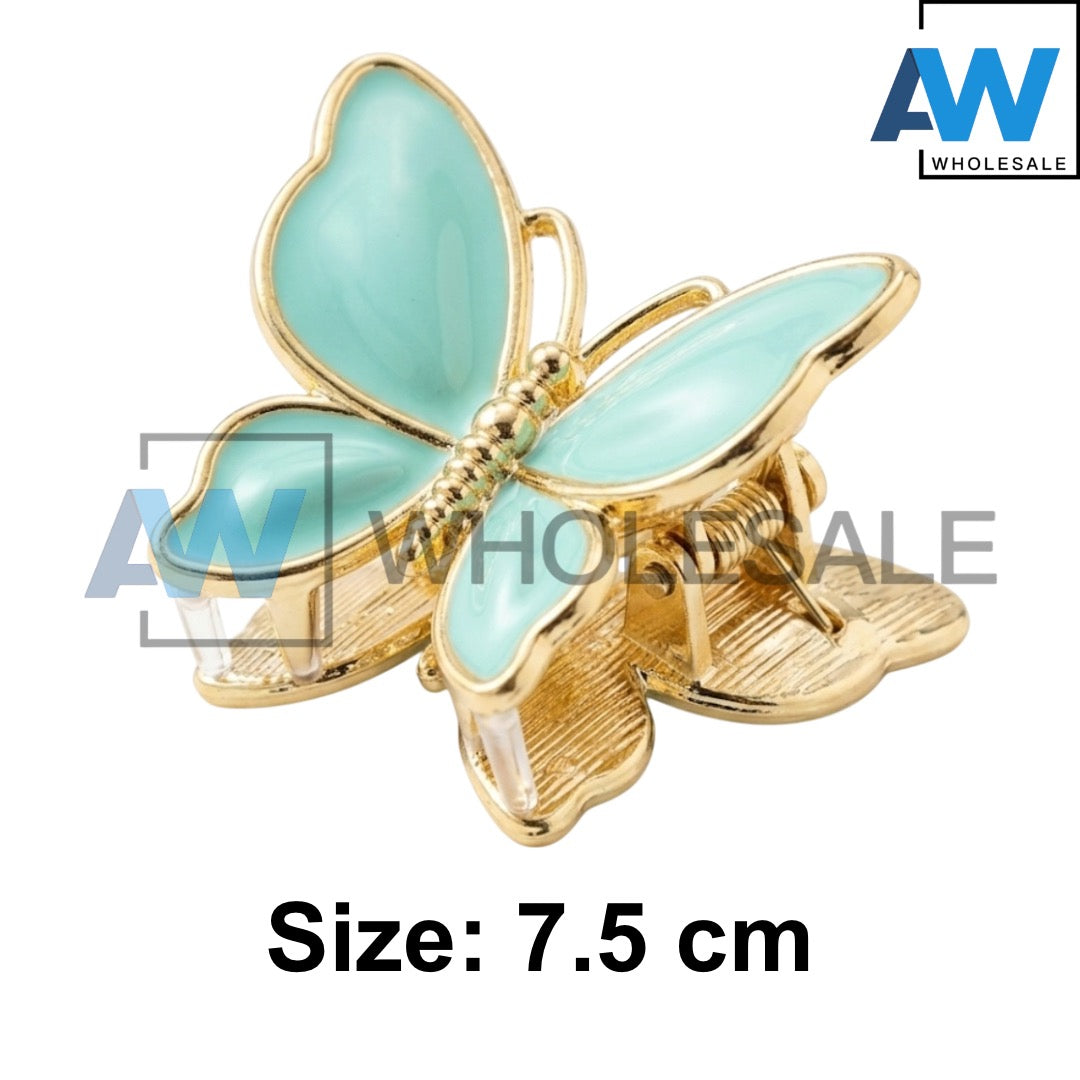 AB-1365 (12 pcs) Matte 7.5 cm Hair Clamps