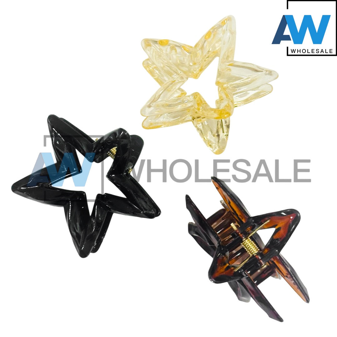 AB-1367 (12 pcs) Glossy 8 cm Hair Clamps