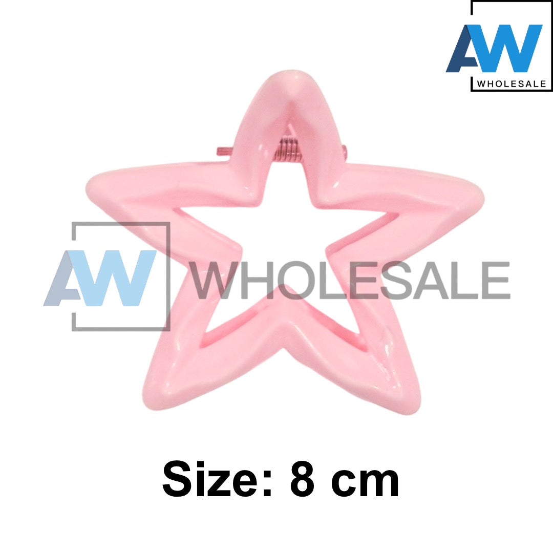 AB-1367 (12 pcs) Glossy 8 cm Hair Clamps