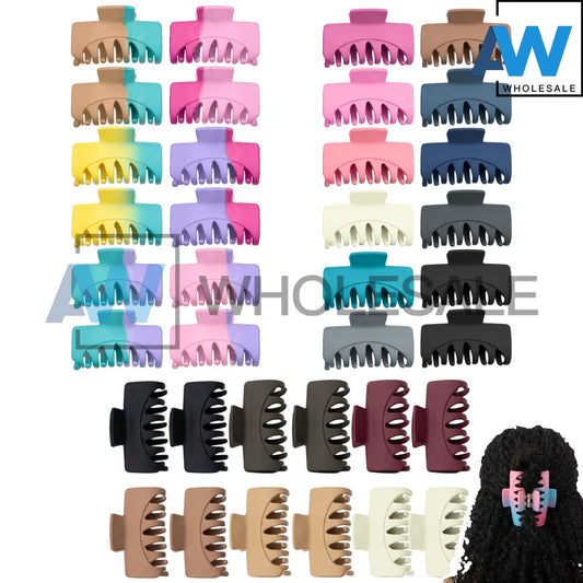 AB-1369 (12 pcs) Matte 7 cm Hair Clamps