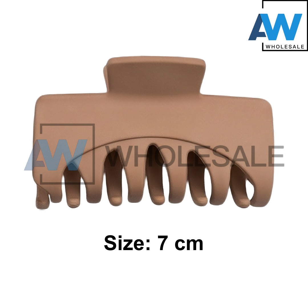 AB-1369 (12 pcs) Matte 7 cm Hair Clamps