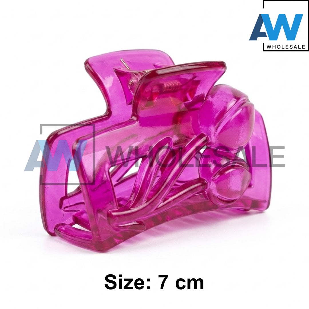 AB-1373 (12 pcs) Matte/Glossy 7 cm Hair Clamps