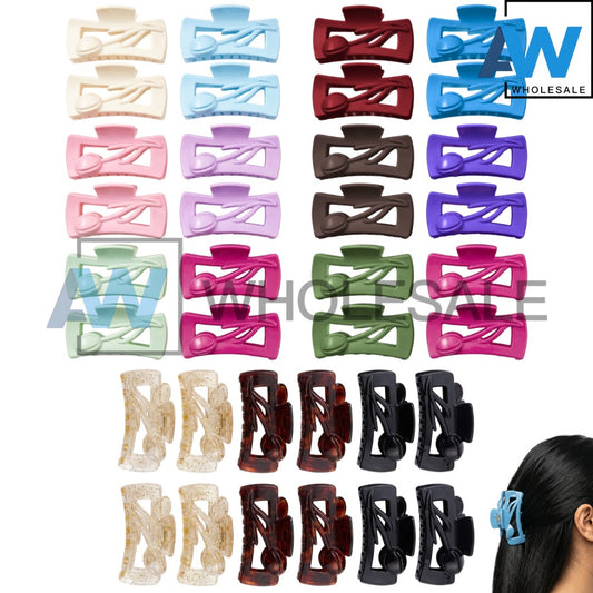 AB-1374 (12 pcs) Glossy 7 cm Hair Clamps