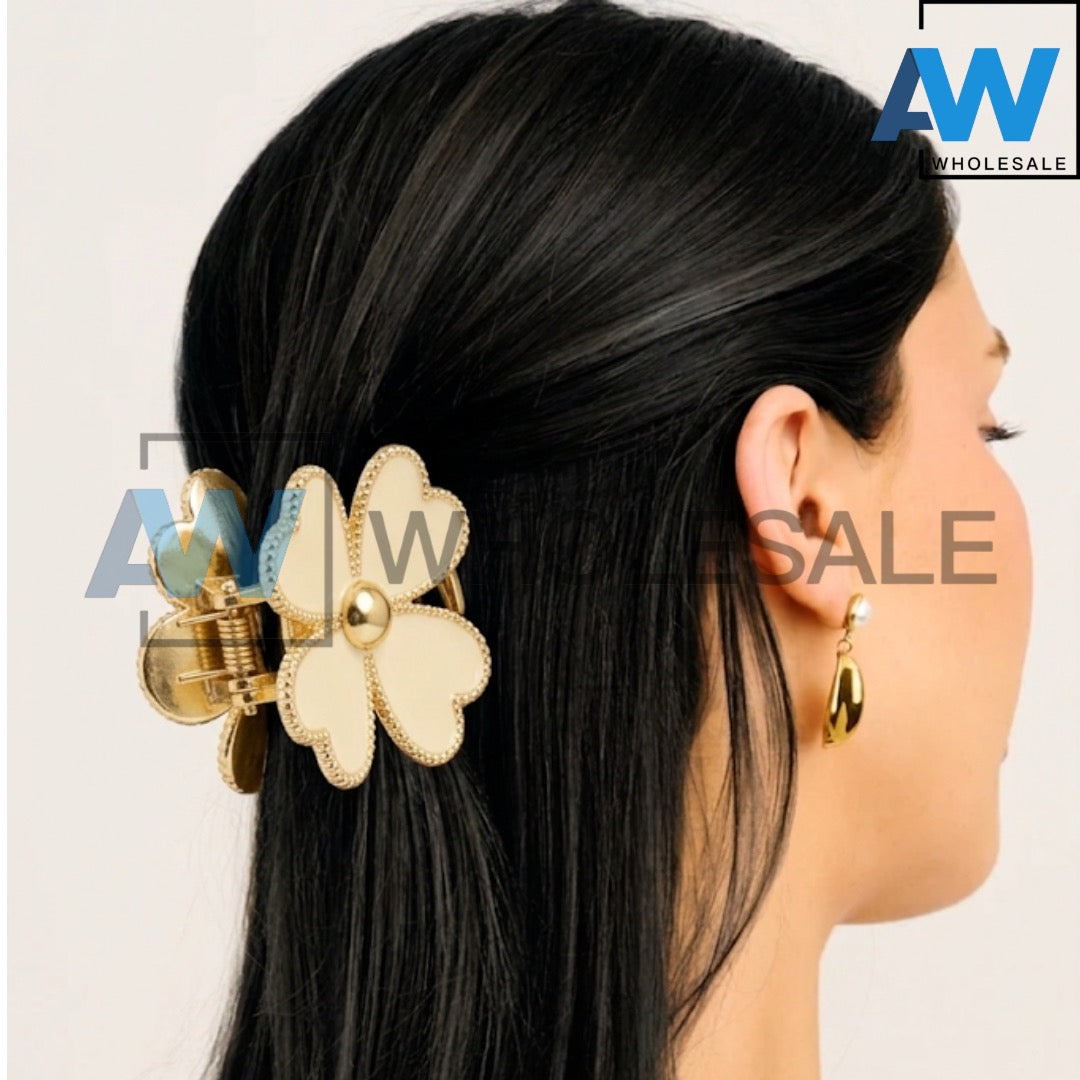 AB-1382 (12 pcs) Matte 8 cm Hair Clamps
