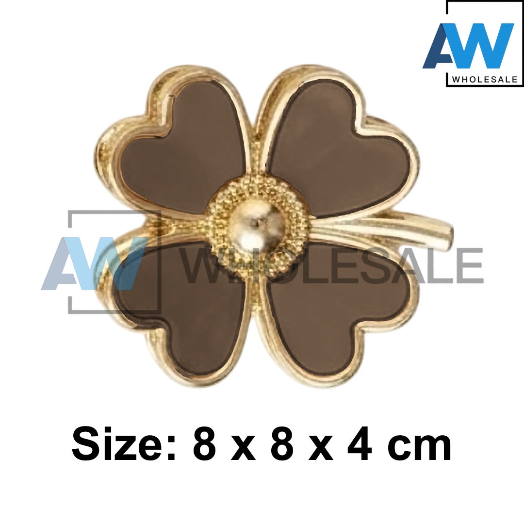 AB-1382 (12 pcs) Matte 8 cm Hair Clamps