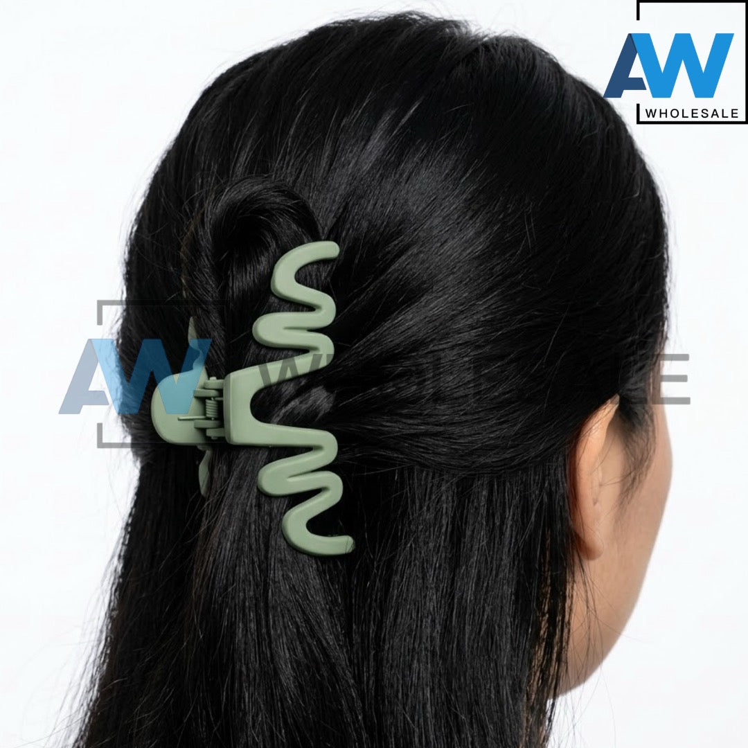 AB-1392 (12 pcs) Matte 13 cm Hair Clamps